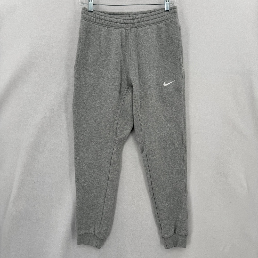 Nike Joggers Mens Small Gray Sportswear Club Fleece Sweatpants 716830-063